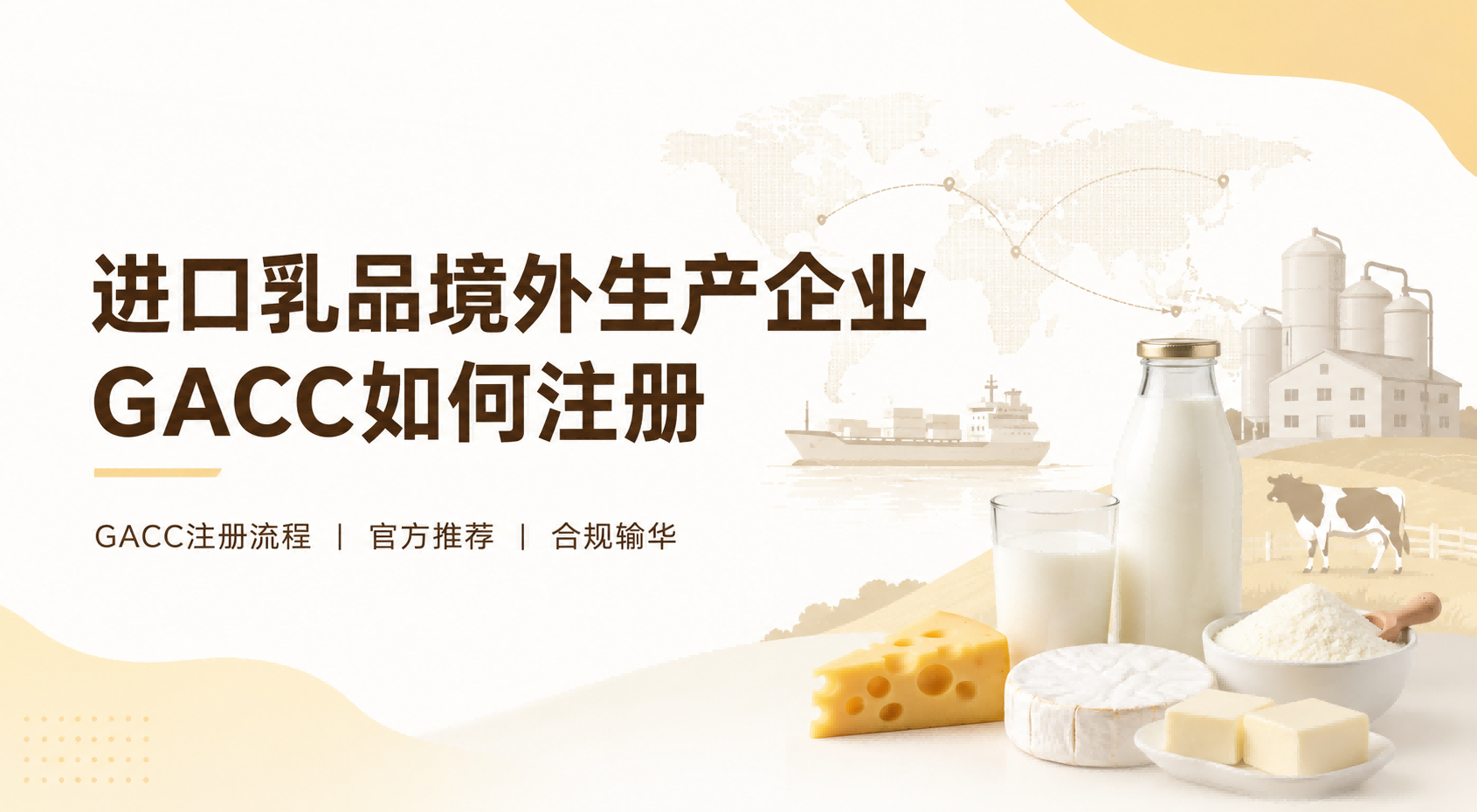 进口乳品境外生产企业GACC注册指南