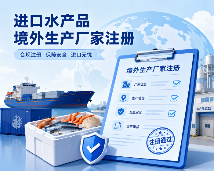 进口水产品境外生产厂家注册